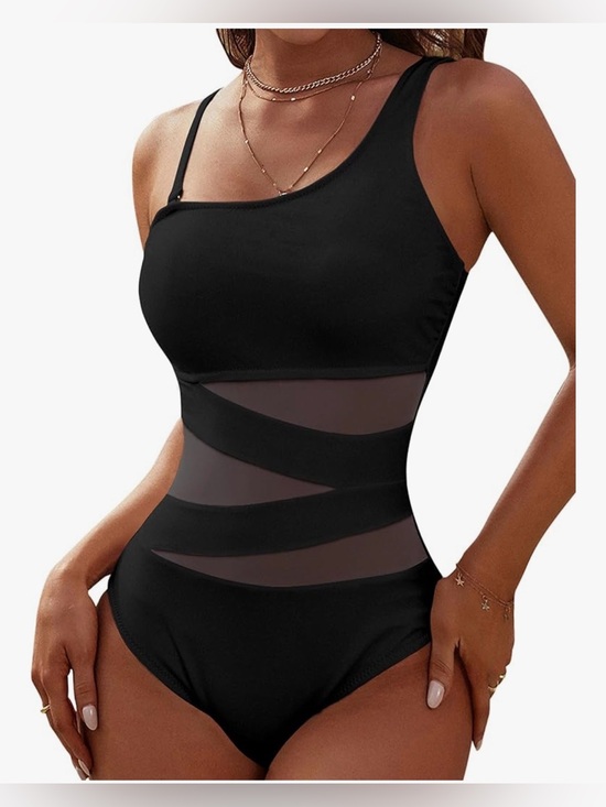 Blooming Other - Blooming Women's One Piece Bathing Suits Slimming Mesh Swimwear - NWOT